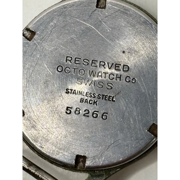 Vintage OCTO Waterproof Watch Face UNTESTED For Parts or Repair - Picture 3 of 5